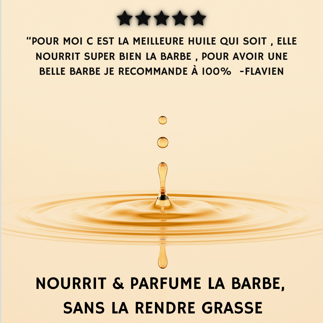 Huile à barbe (Parfum agrumes)